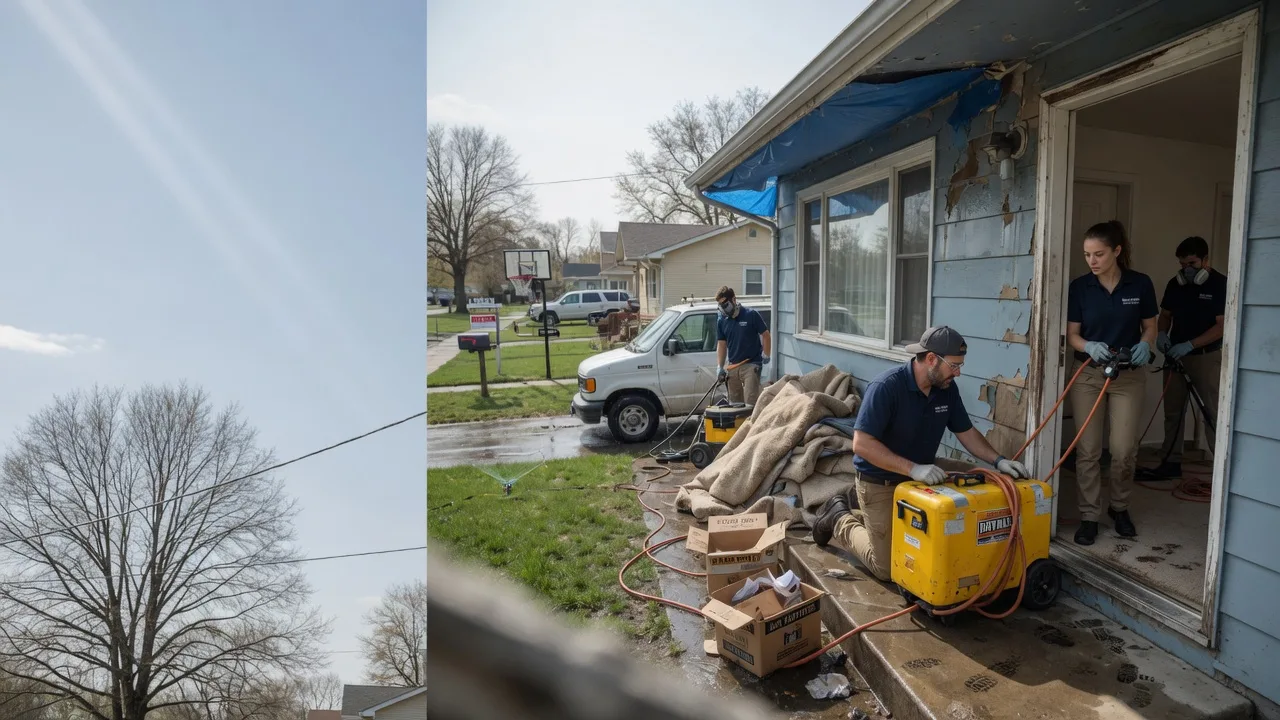 Basement Flood Cleanup in Red Rock, OK near me